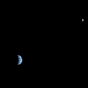 La Terre et la Lune photographiées depuis Mars.