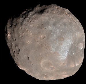 Le satellite Phobos.