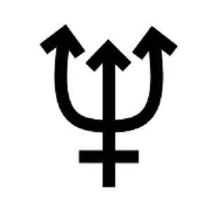 Symbole astronomique de Neptune