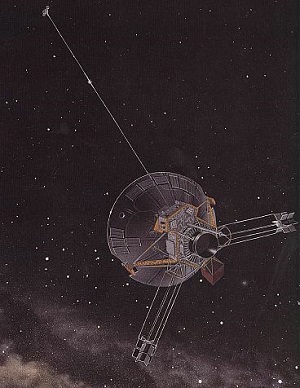 Vue d'artiste de Pioneer 10.