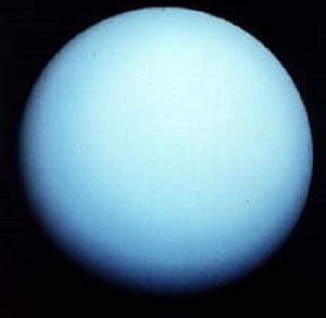 Photo d'Uranus prise par Voyager 2.