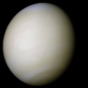 Vénus en vraies couleurs vue par Mariner 10.