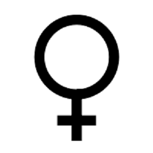 Symbole astronomique de Vénus.